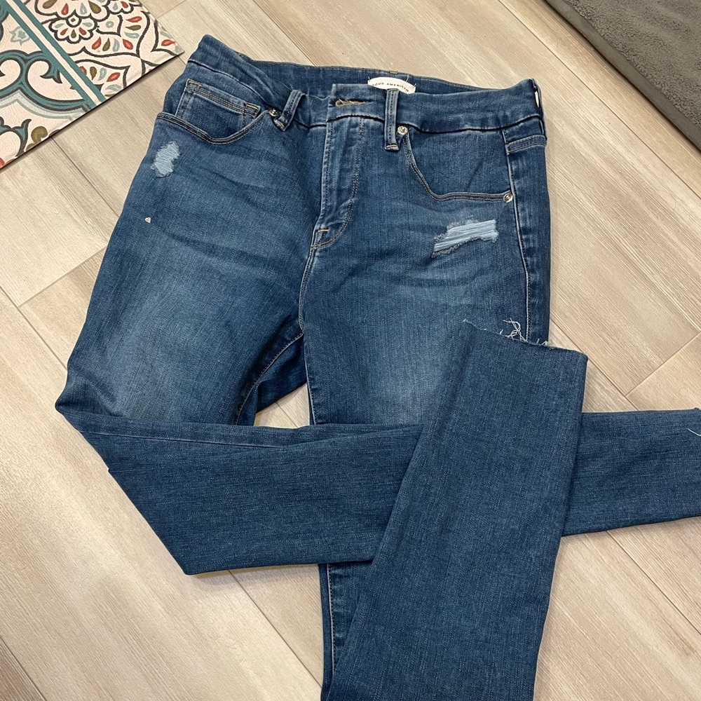 Good American good legs high waisted skinny Jean